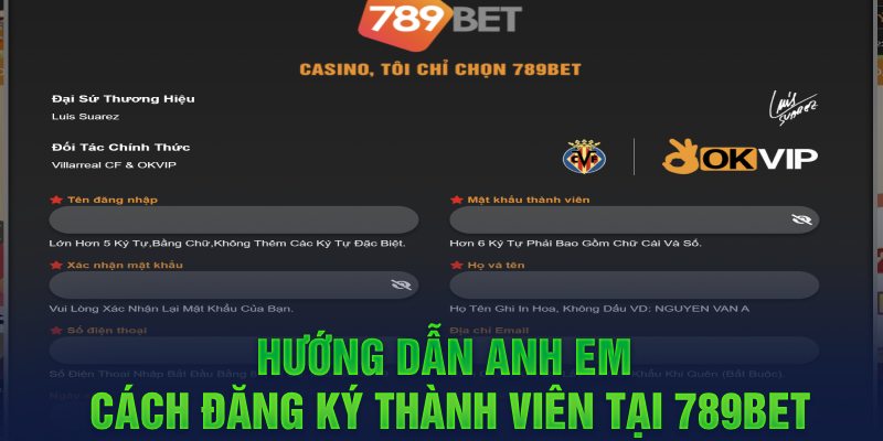 Hướng dẫn anh em cách đăng ký thành viên tại 789BET